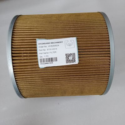 Hyunsang Excavator Filter E131-0214 For Hyundai Excavator R170W-3 R200W-7 R250LC-9 R430LC-9