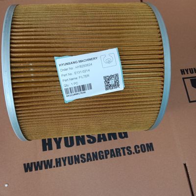 Hyunsang Excavator Filter E131-0214 For Hyundai Excavator R170W-3 R200W-7 R250LC-9 R430LC-9