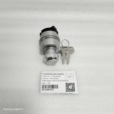 Hyunsang Excavator Parts Switch Starter KHR20050 For CX250C CX75SR CX300C CX350C