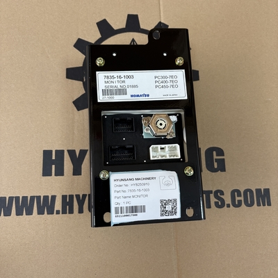 Excavator Parts 7835-16-1003 Monitor Display Panel for Komatsu Excavator PC300-7E0 PC400-7E0