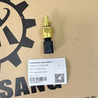 Excavator Parts Water Temp Sensor RE537637 For JD 130G 160GLC 180GLC