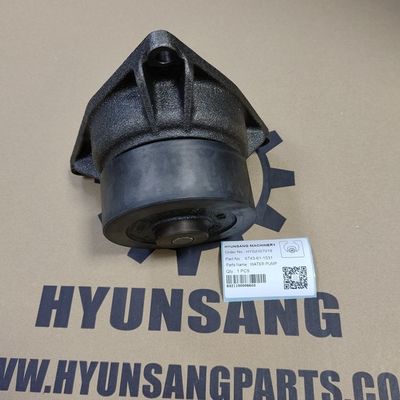 Water Pump 6743-61-1531 6743611531 For SA6D114E SAA6D114E  WA430 Construction Machinery