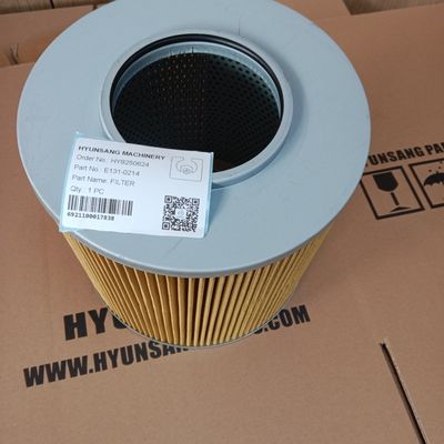 Hyunsang Excavator Filter E131-0214 For Hyundai Excavator R170W-3 R200W-7 R250LC-9 R430LC-9