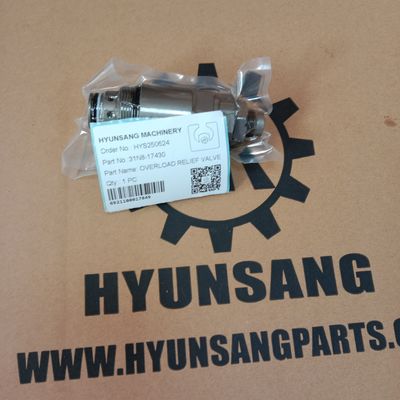 Hyunsang Excavator Parts Overload Relief Valve 31N8-17430 for Hyundai R215-7 R225-7 Excavators