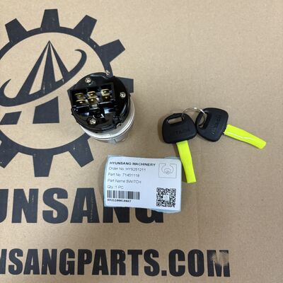 Excavator Parts Ignition Switch 71451118 For 1850K 1850KLGP 1850K LT 1650K