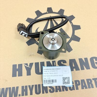 Excavator Parts Solenoid Valve 708-2L-25211 For PC200-5 PC200-6 PC300-6
